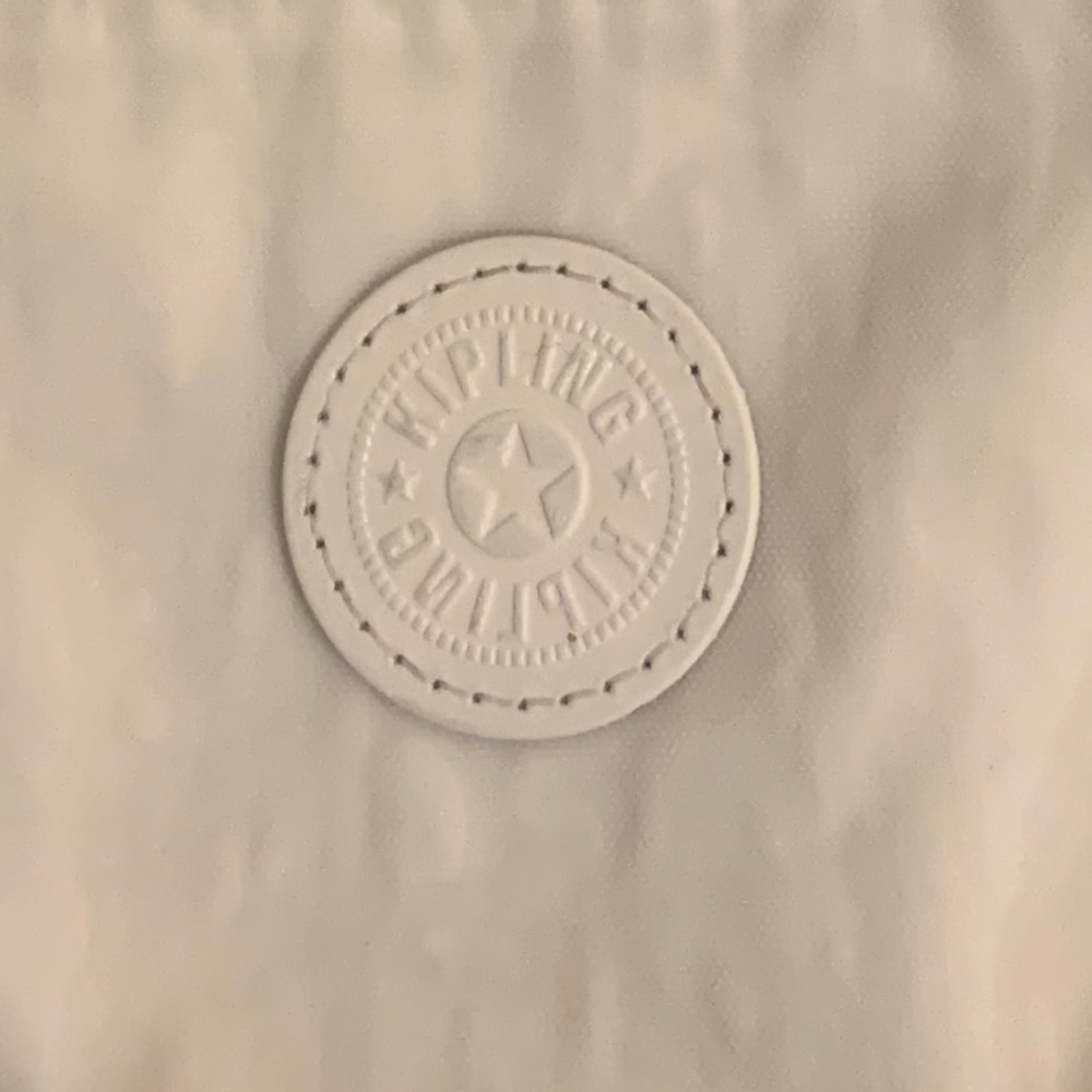 Kipling Cream Logo Bag